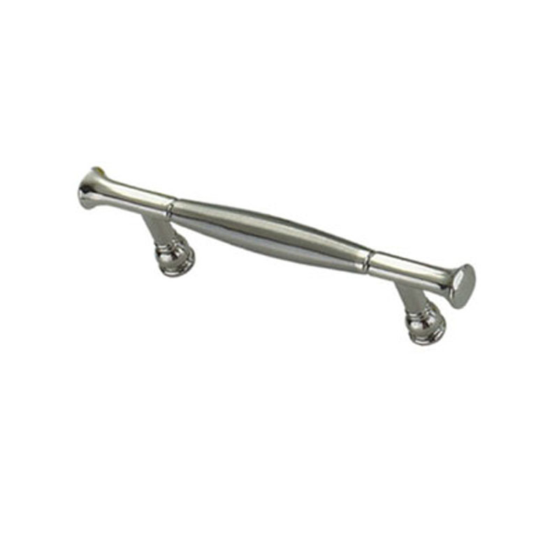 Aleación de zinc 64 mm 96 mm 128 mm Manija de gabinete dorada y cepillada