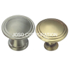 Fashoin Aleación de zinc 28 mm 30 mm Pomo cepillado para muebles Perilla para gabinete Perilla para manija