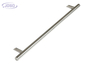 Hardware de cristal cromado brillante modificado para requisitos particulares al por mayor de la manija de puerta de cristal del acero inoxidable Cc765