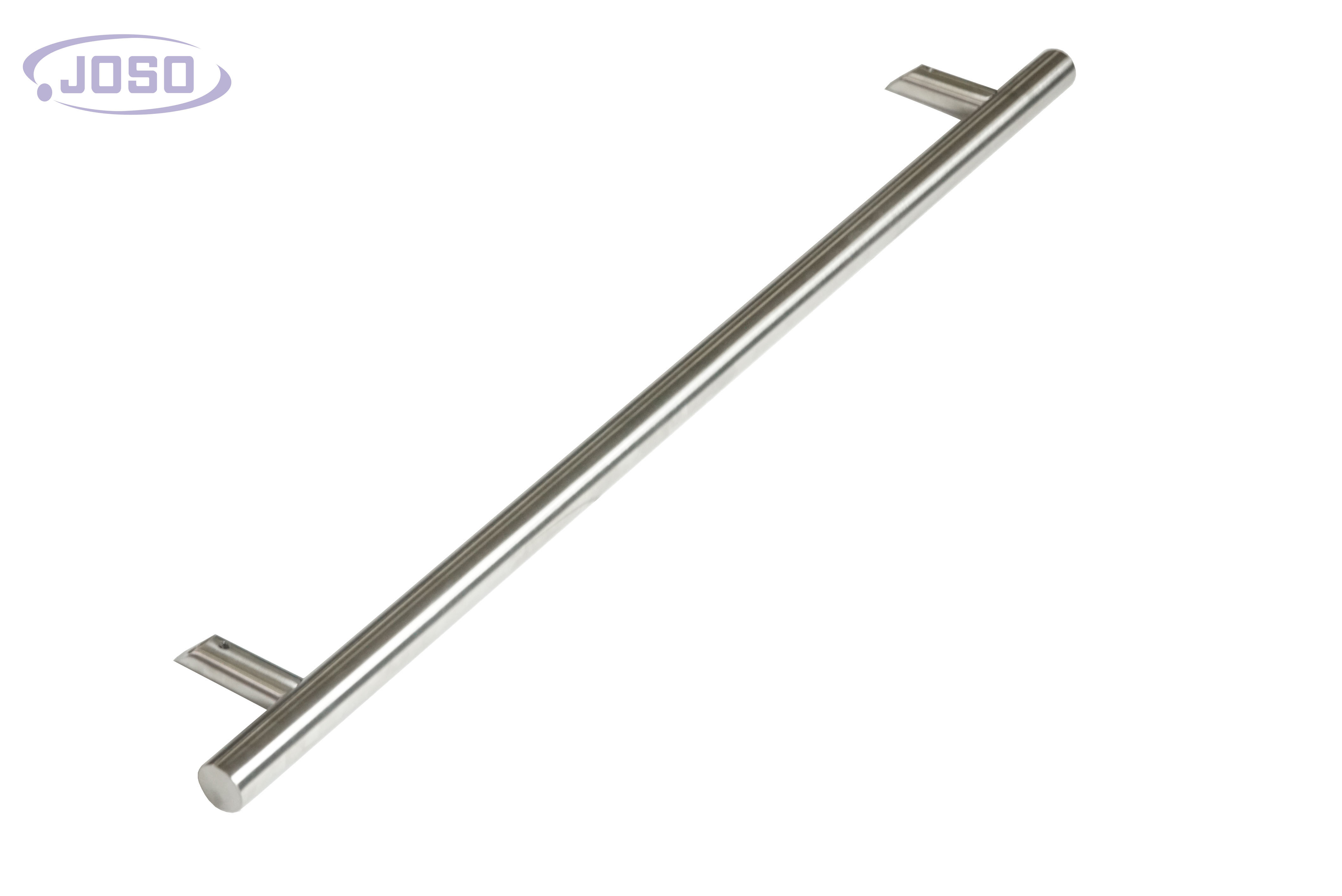 Hardware de cristal cromado brillante modificado para requisitos particulares al por mayor de la manija de puerta de cristal del acero inoxidable Cc765