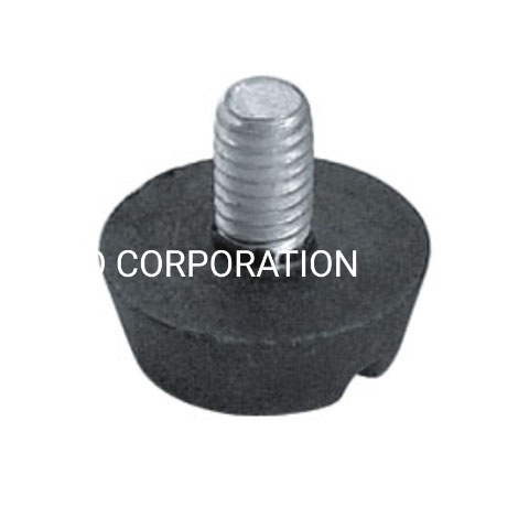 Gran oferta, tornillo de pata ajustable de plástico negro, accesorios para patas de gabinete, montaje de muebles