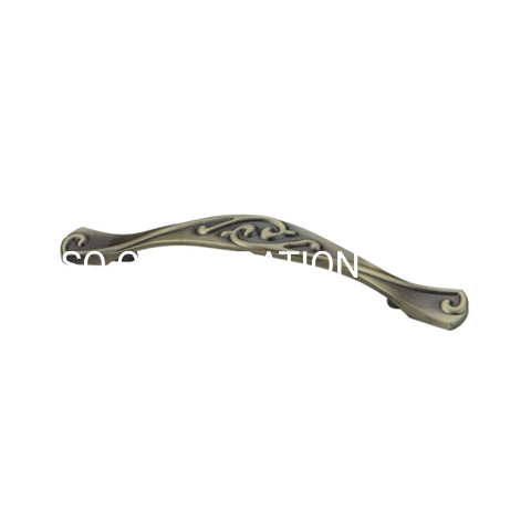 Tirador de muebles creativo de aleación de zinc, 96mm, 128mm, tirador de tocador, tirador de cajón