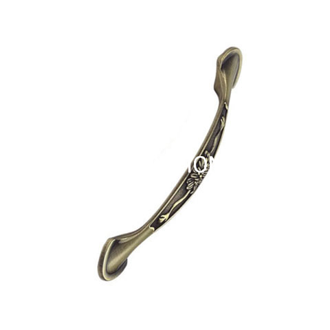 Mango de cocina en forma de arco de cobre antiguo clásico, aleación de zinc, 96mm, 128mm