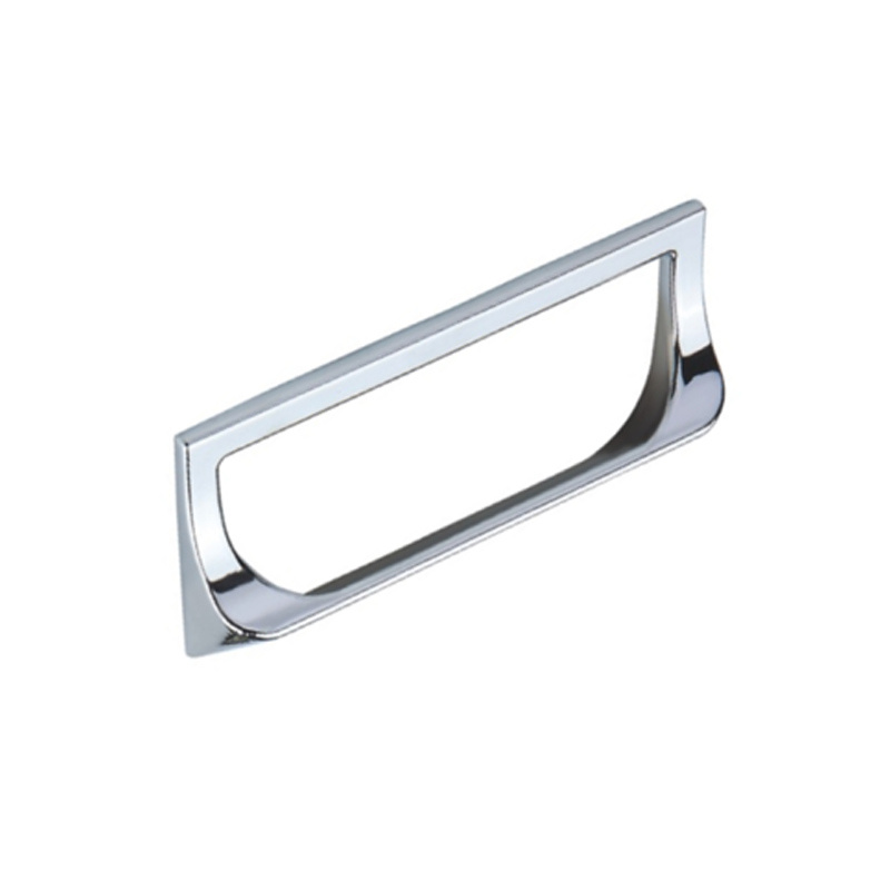 Tirador de muebles cromado brillante de aleación de zinc, 96mm, 128mm, venta superior