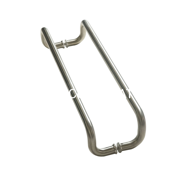 Manija popular del guardarropa de la manija del gabinete de la manija de la curva de la puerta de vidrio del acero inoxidable