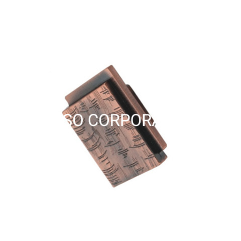 Cajón con manija de aleación de zinc y cobre antiguo, cuadrado, clásico, 28mm, 45mm, latón antiguo