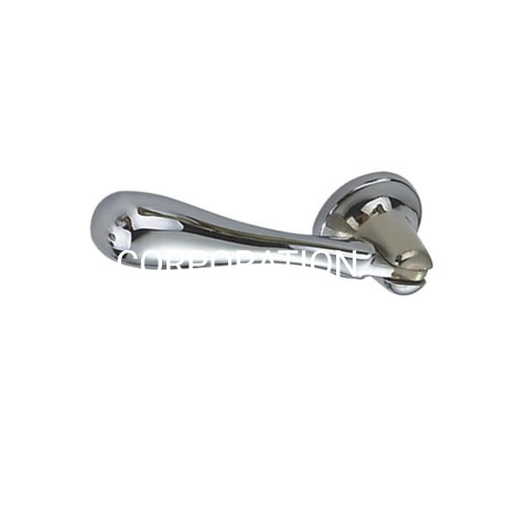 Manija de tocador cromada brillante de aleación de zinc de 60mm de venta superior