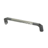Cepillo de moda de aleación de zinc de 64 mm y manija decorativa negra para muebles de barra