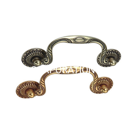 Manija clásica de alta calidad del gabinete de la manija del cajón de la manija del tirón de la aleación del cinc 96m m