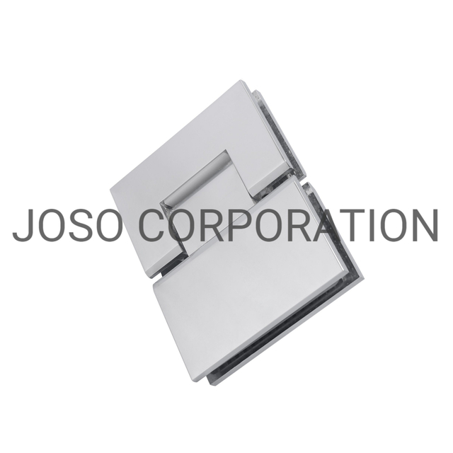 Accesorios de baño de vidrio a vidrio Hardware de latón Bisagra de vidrio de montaje de latón