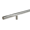 Manija de puerta de vidrio para baño de acero inoxidable 304 personalizada de estilo moderno, manija de barra en T de Metal, accesorios para muebles