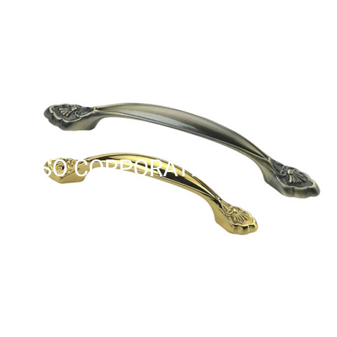 Accesorios delicados de la puerta de la manija del cajón de la manija de los muebles del cepillo de la aleación del cinc 96m m
