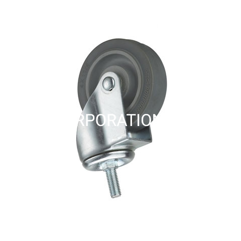 Suministro de fábrica Ruedas médicas para muebles con altura de 100 mm, 125 mm y 150 mm, acero y PP