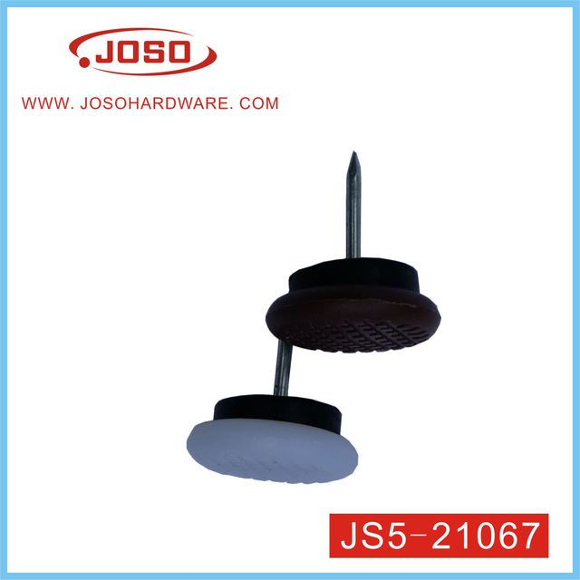 Deslizamiento de clavos de metal popular de herrajes para muebles para protectores de mesas y sillas