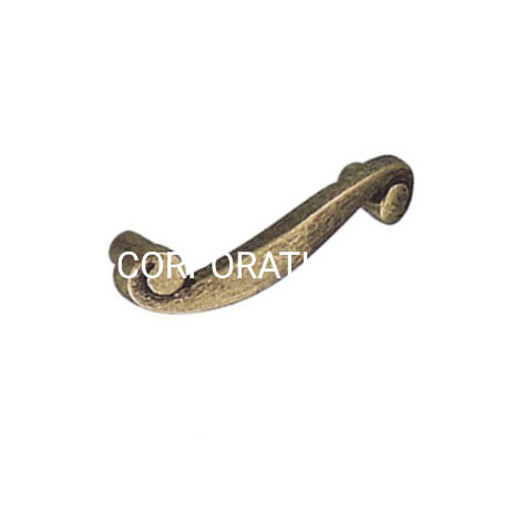 Manija de cobre antigua clásica del cajón del pomo de puerta de los muebles 64m m 96m m
