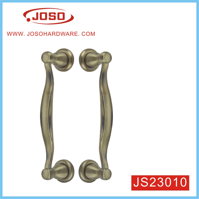 Manija de puerta elegante y noble grande de aleación de zinc de 300 mm
