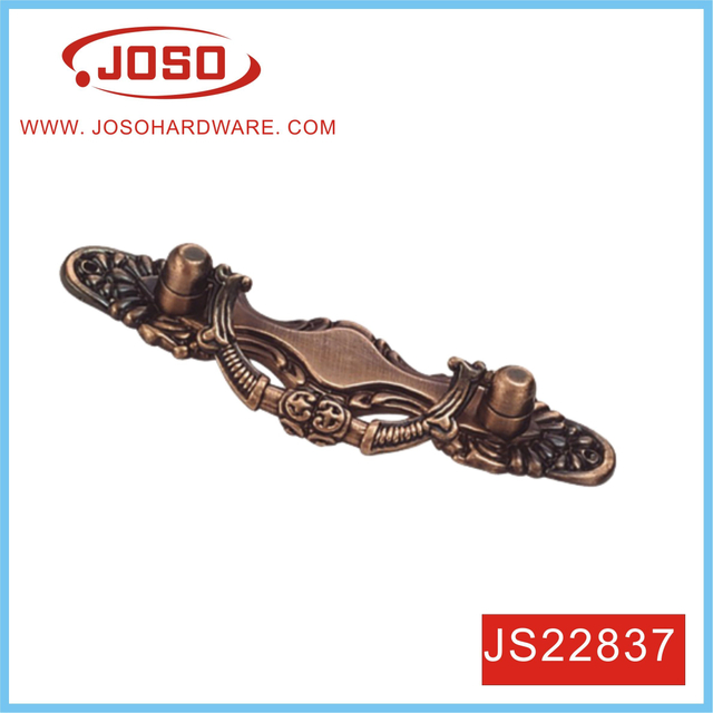 Tirador decorativo de cajón antiguo para gabinete conectado