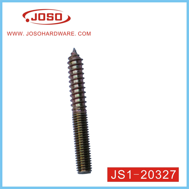 Perno prisionero del metal M10 del hardware de los muebles para la ayuda del estante de madera del gabinete