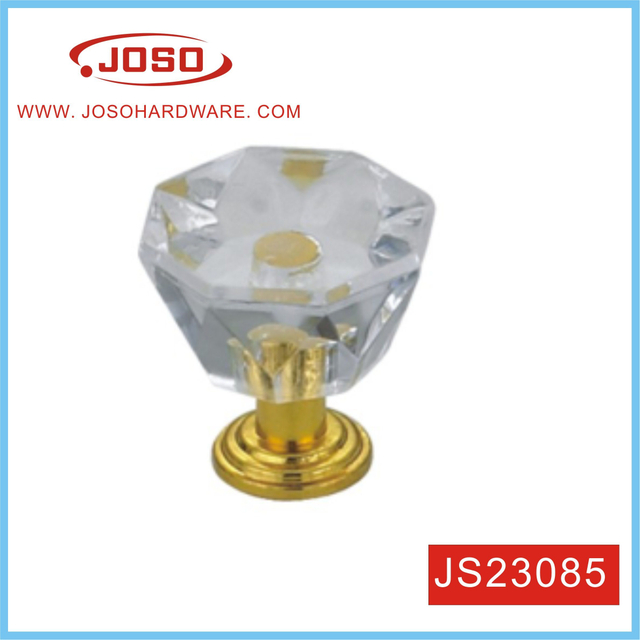 Tirador de cajón de cristal para armario