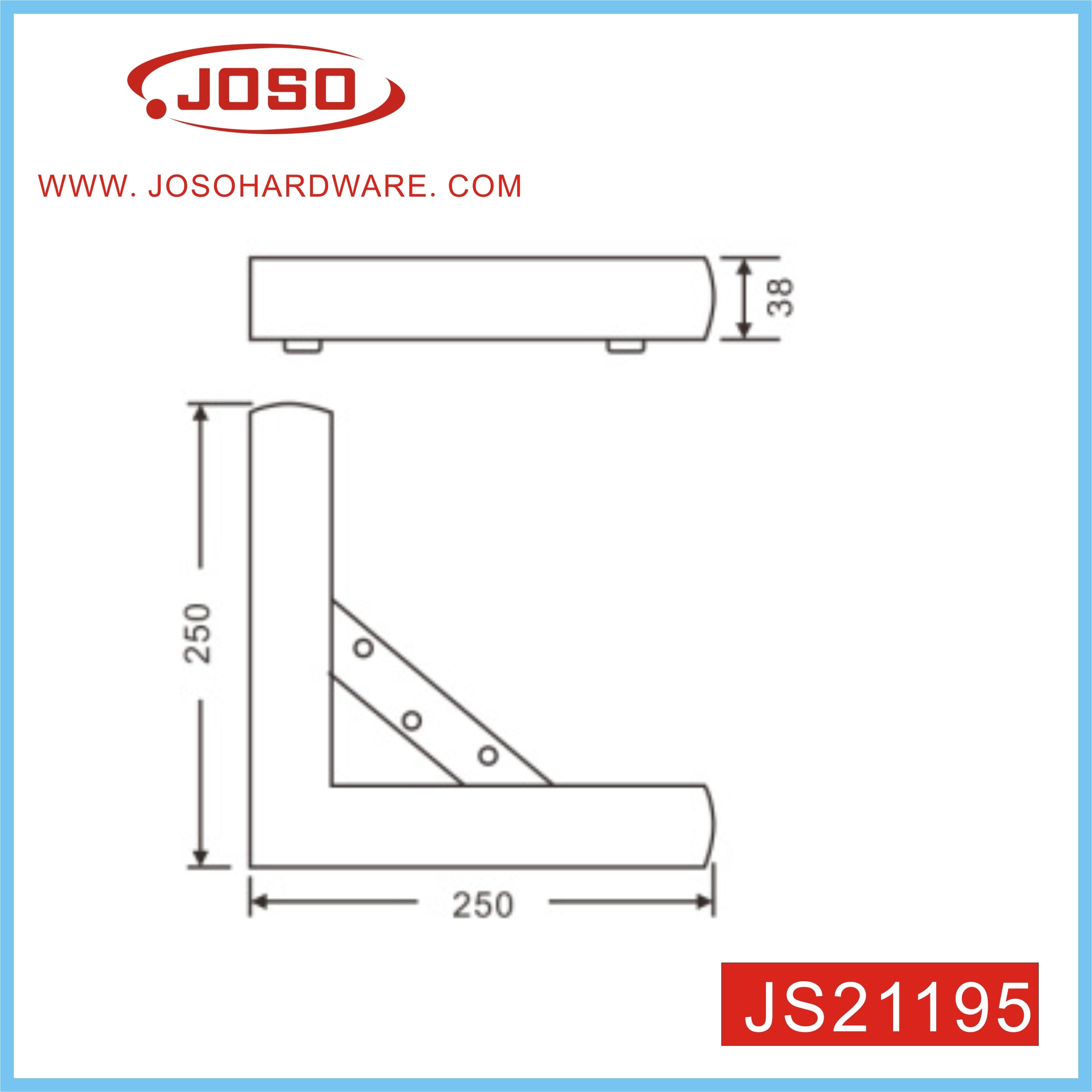 Pata de sofá de metal en forma de V de herrajes para muebles