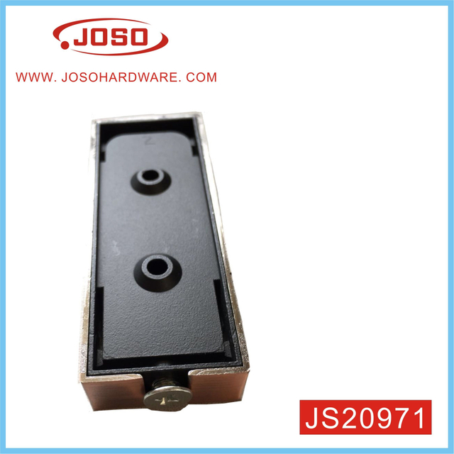 Soporte de riel de guardarropa chapado en cobre antiguo para gabinete de hotel