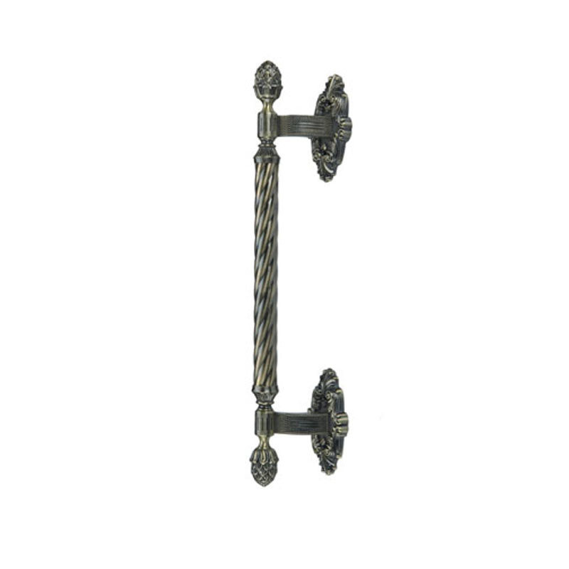 Manija de puerta de latón antiguo de aleación de zinc, 400mm, 500mm, manija de cocina