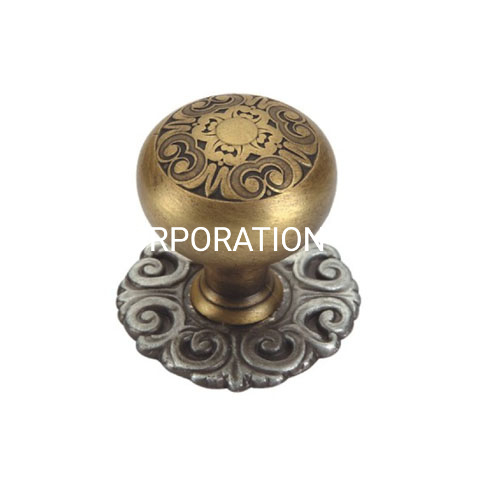Tirador de seta clásico dorado, tirador de manija de 30mm, perilla de cajón