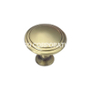 Fashoin Aleación de zinc 28 mm 30 mm Pomo cepillado para muebles Perilla para gabinete Perilla para manija