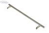 Hardware de cristal cromado brillante modificado para requisitos particulares al por mayor de la manija de puerta de cristal del acero inoxidable Cc765