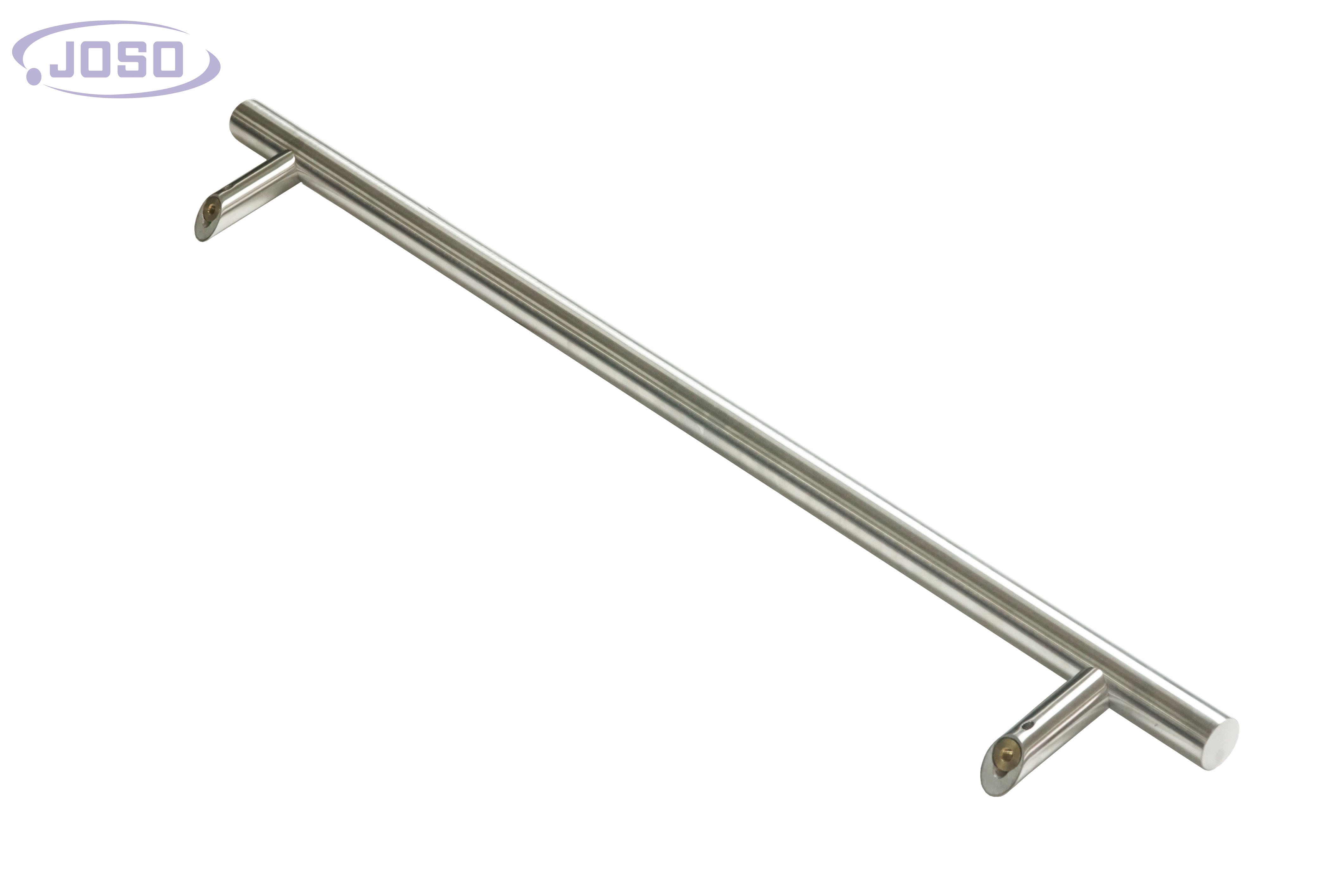 Hardware de cristal cromado brillante modificado para requisitos particulares al por mayor de la manija de puerta de cristal del acero inoxidable Cc765