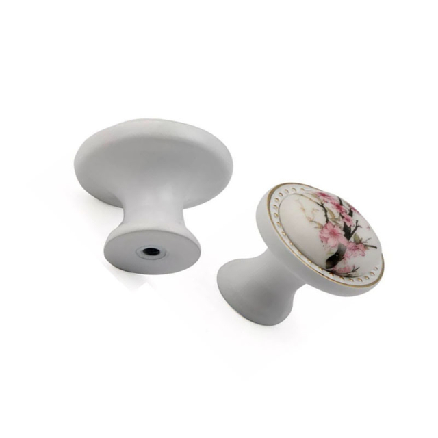 Manija de la cocina de la manija del pecho de la manija de la cerámica de la aleación del cinc de la fuente de la fábrica 34m m