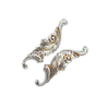 Manija de puerta de aleación de zinc delicada de estilo europeo, manija de armario, manija de muebles, 64mm