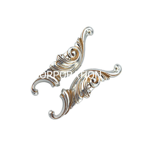 Manija de puerta de aleación de zinc delicada de estilo europeo, manija de armario, manija de muebles, 64mm