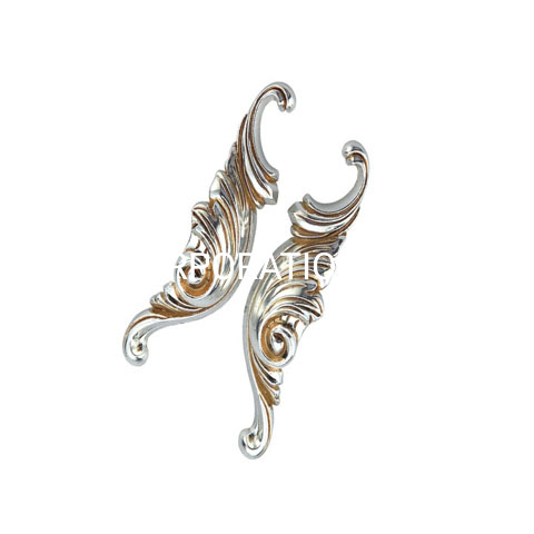 Manija de puerta de aleación de zinc delicada de estilo europeo, manija de armario, manija de muebles, 64mm