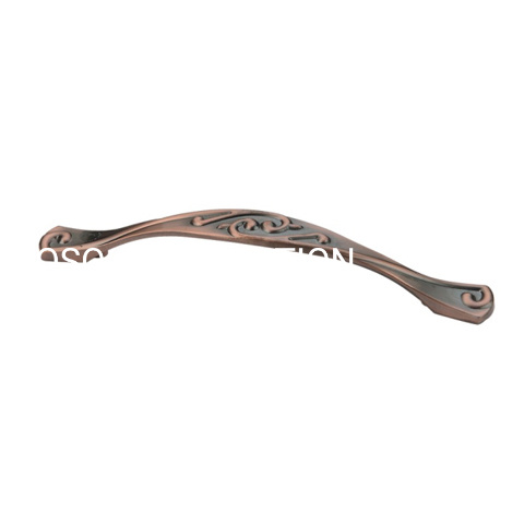 Tirador de muebles creativo de aleación de zinc, 96mm, 128mm, tirador de tocador, tirador de cajón