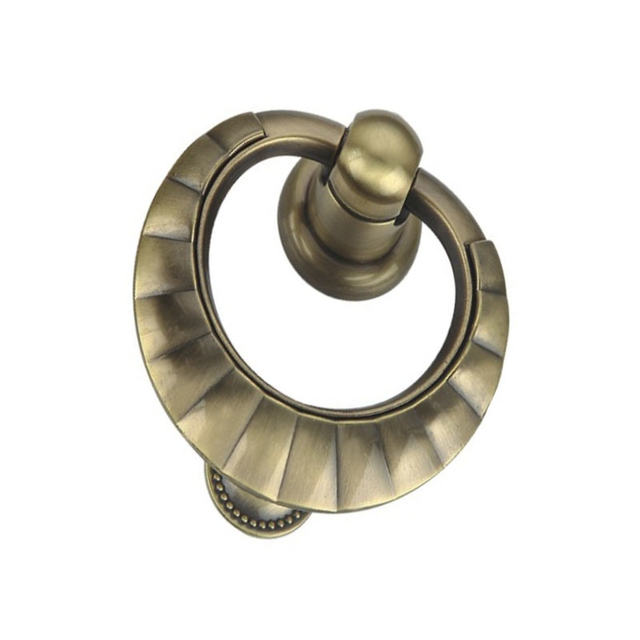 Accesorios del pecho de la manija del cajón de la manija del anillo de latón antiguo de la aleación del cinc 108m m