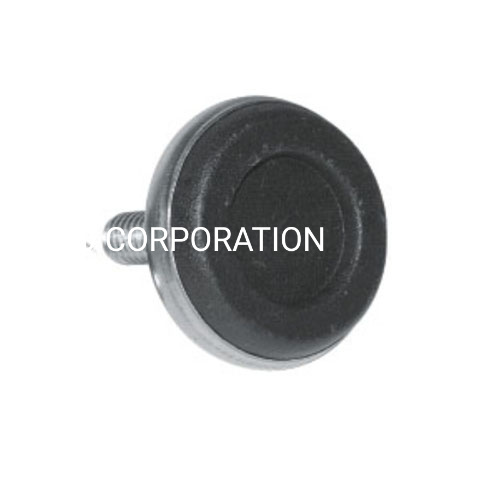 Plástico popular con conector de pata de mesa de hardware de gabinete de tornillo de perno ajustable de acero
