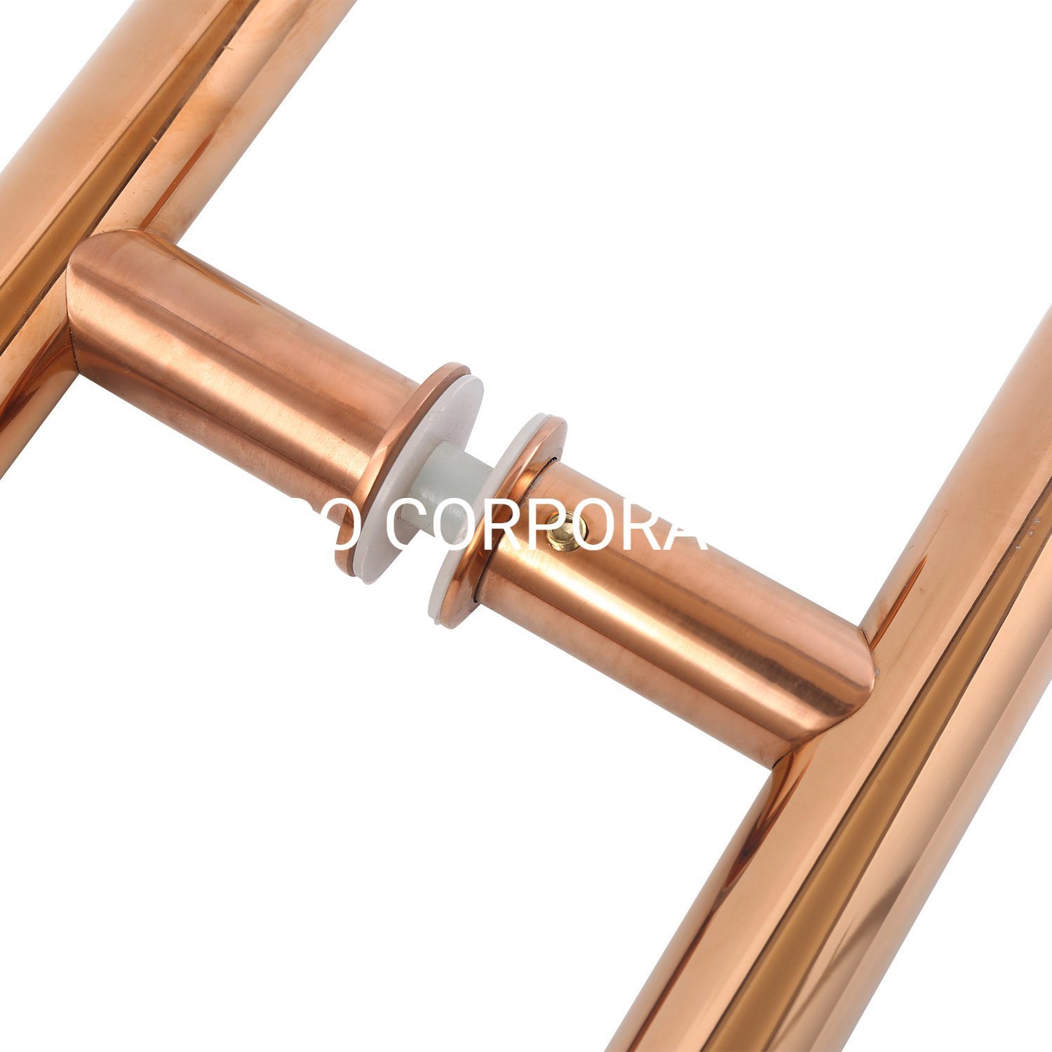 Tirador de puerta de vidrio dorado de acero inoxidable, tirador pulido para muebles Cc450, tirador de mancha, pomo de puerta