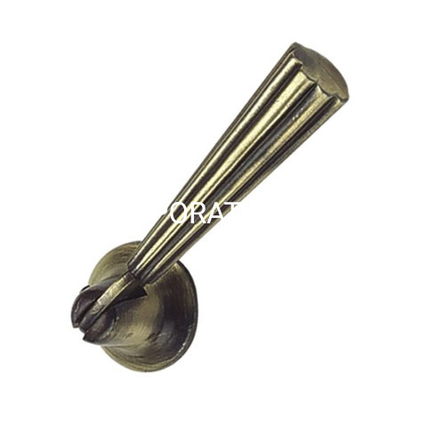 Manija de latón antigua para muebles, accesorios para muebles, manija de puerta de gabinete, 55mm de moda