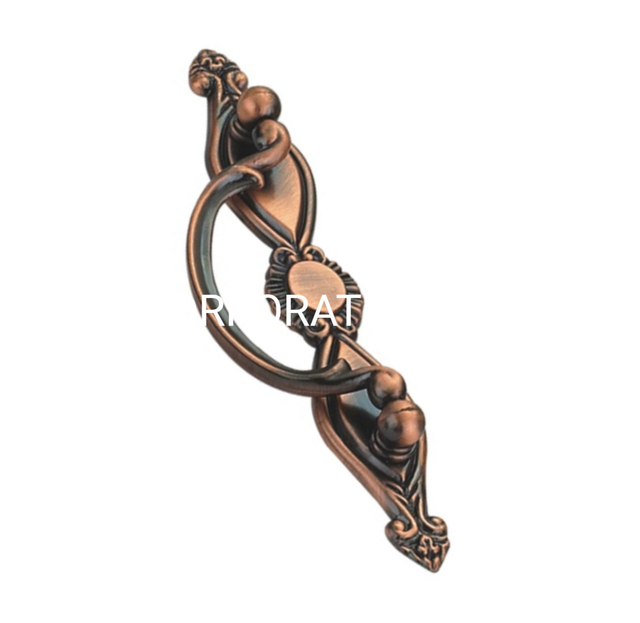 Manija clásica de alta calidad del armario de la manija del cajón de la manija de la aleación del cinc de los muebles 82m m