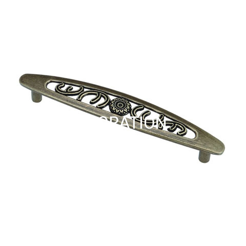 Tirador de cajón de latón antiguo de 128mm de estilo clásico, tirador de armario, tirador de muebles