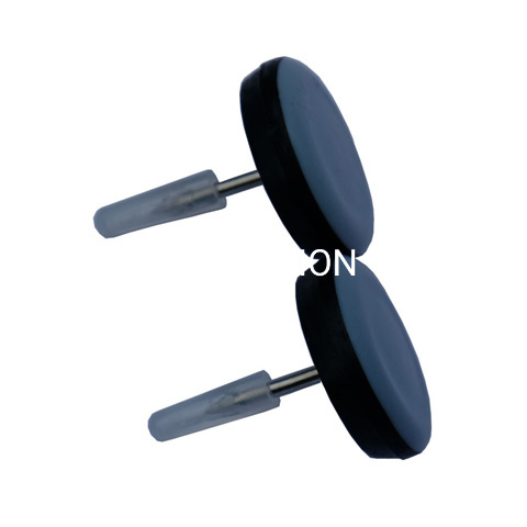 Venta al por mayor de deslizamiento de uñas de plástico, diámetro 26mm, altura 16,5mm, conector de mesa, deslizamiento de muebles