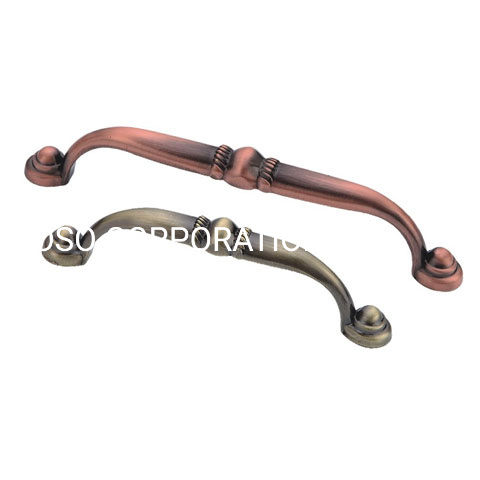 Accesorios de muebles de accesorios de puerta de manija de puerta de aleación de zinc de alta calidad 96 mm 128 mm