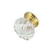 Perilla del cajón del perilla del guardarropa con forma de diamante transparente de aleación de zinc 28 mm 34 mm