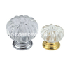 Perilla del cajón del perilla del guardarropa con forma de diamante transparente de aleación de zinc 28 mm 34 mm