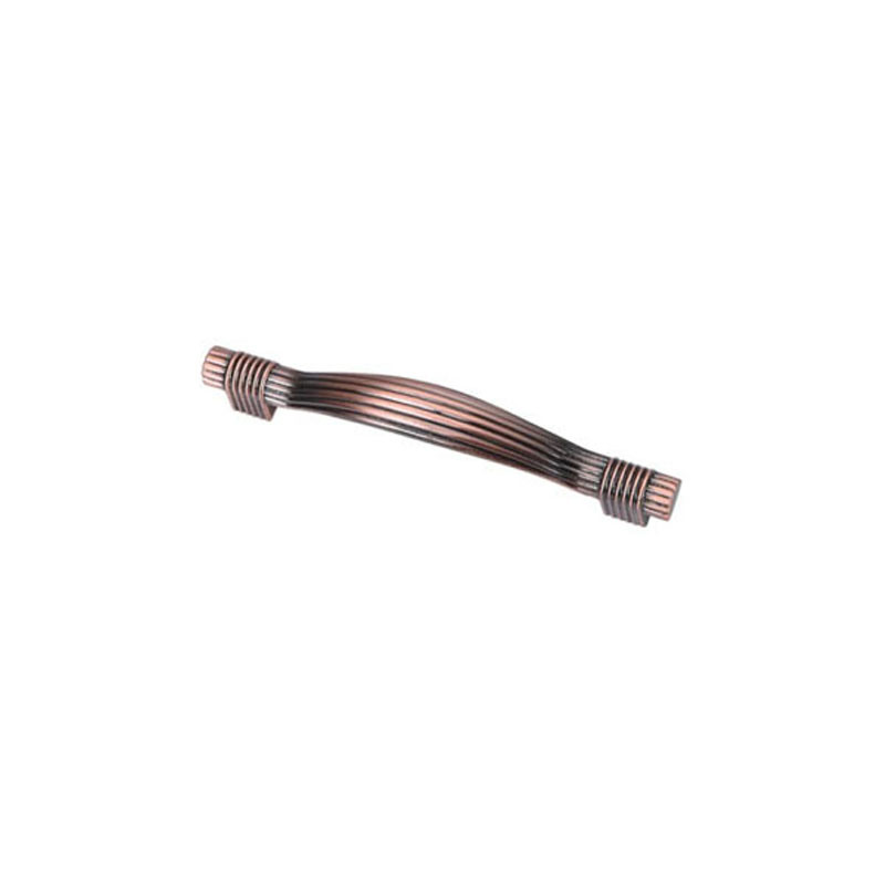 Manija de gabinete de manija de latón antiguo para muebles, estilo europeo clásico, 96mm, 128mm