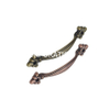 Manija de puerta de cocina con tirador de muebles de cobre antiguo clásico, suministro de fábrica, 120mm