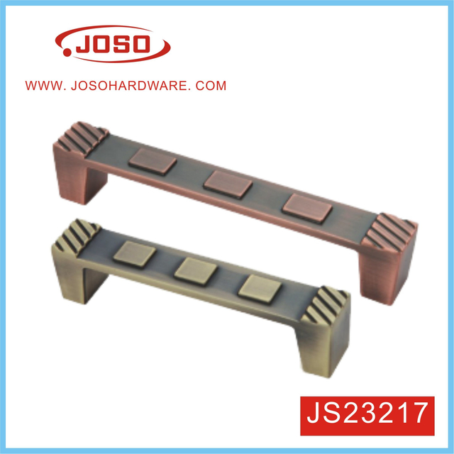 Tirador rectangular de cobre antiguo para puerta de armario de cocina