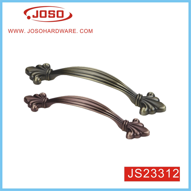 Tirador de muebles de latón antiguo clásico europeo para puerta