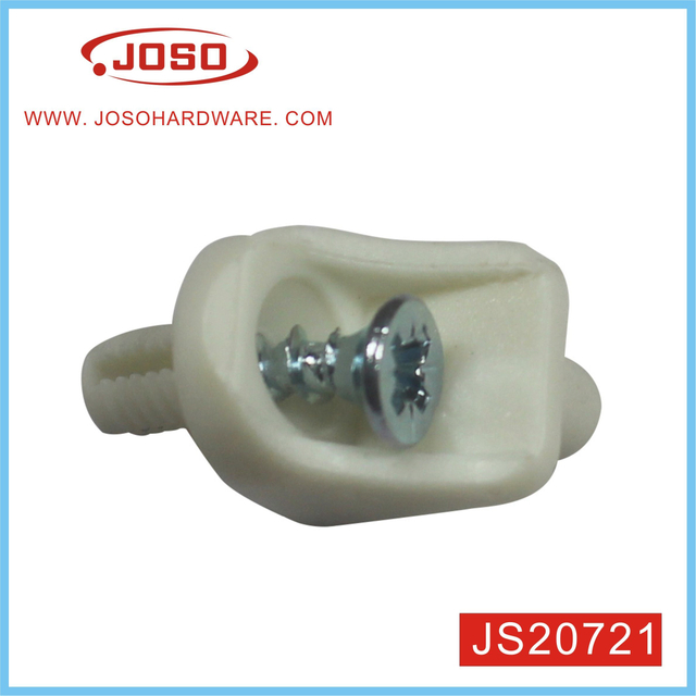 Clavijas de soporte de estante de plástico blanco para gabinete